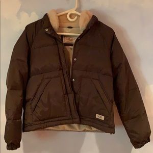 Gorgeous warm brown Ugg coat - small